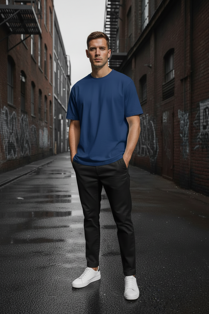 NAURA Blue Tee