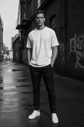 NAURA White Tee Street - B